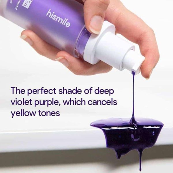 ✨ HiSmile V34 Purple Teeth Whitening Serum – Instant Stain Removal & Brighter Smile 💜😊
