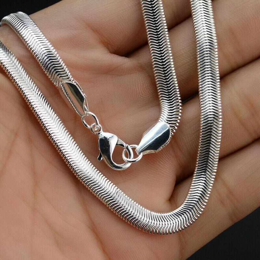 Men's luxury snake chain full stainless steel