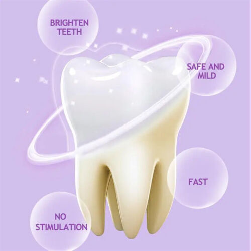 ✨ HiSmile V34 Purple Teeth Whitening Serum – Instant Stain Removal & Brighter Smile 💜😊