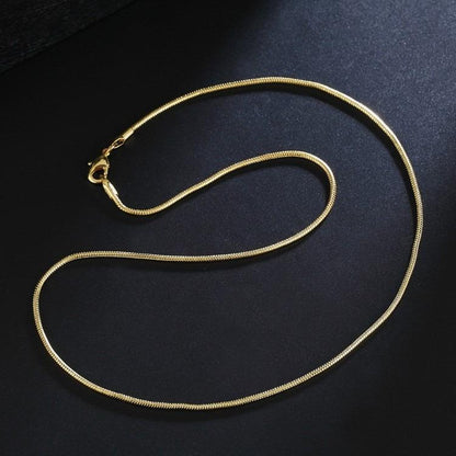 Men's luxury snake chain full stainless steel
