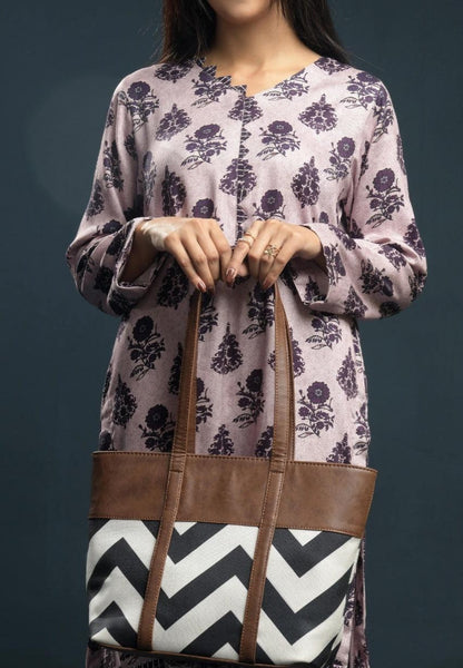 Women's Rexine Textured Tote Bag