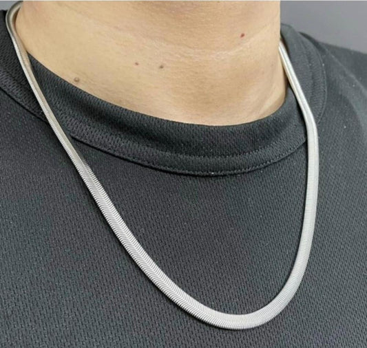 Men's luxury snake chain full stainless steel